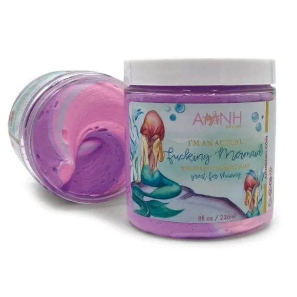 AMNH Aminnah Skin Care Mermaid Whipped Soap - Picture 1 of 4